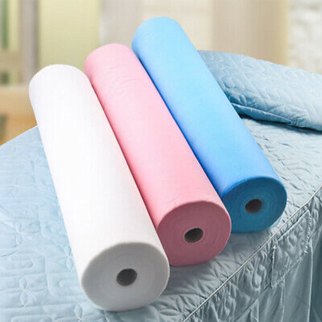 Bed Sheet Roll Pink Blue Whiite