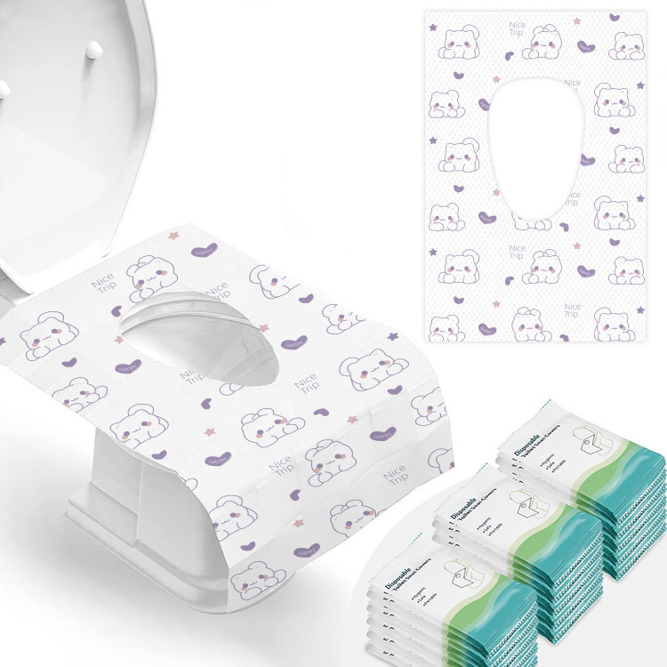 Travel Goods - Disposable Printed Toilet Seat Covers
