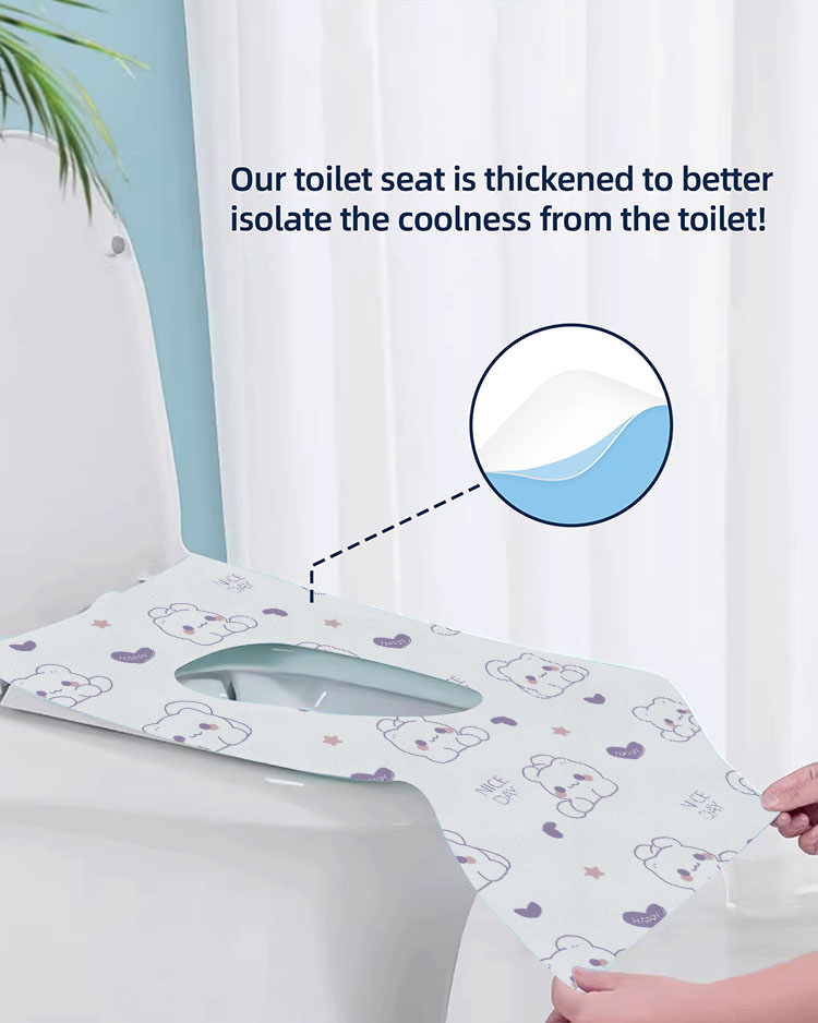 Travel Goods - Disposable Printed Toilet Seat Covers