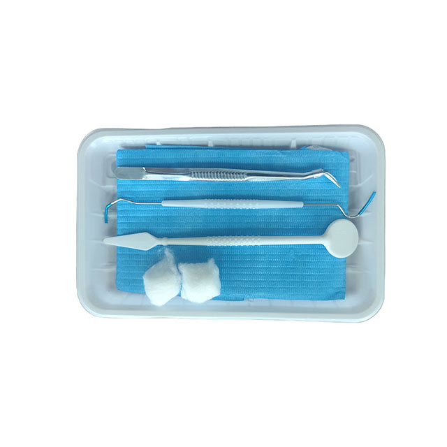 Dental Cleaning Kit Pink Green Blue