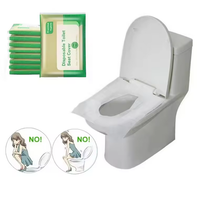 Flushable Disposable Toilet Paper Seat Covers With Individual Package