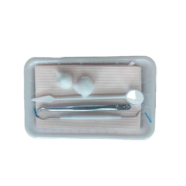 Dental Cleaning Kit Pink Green Blue