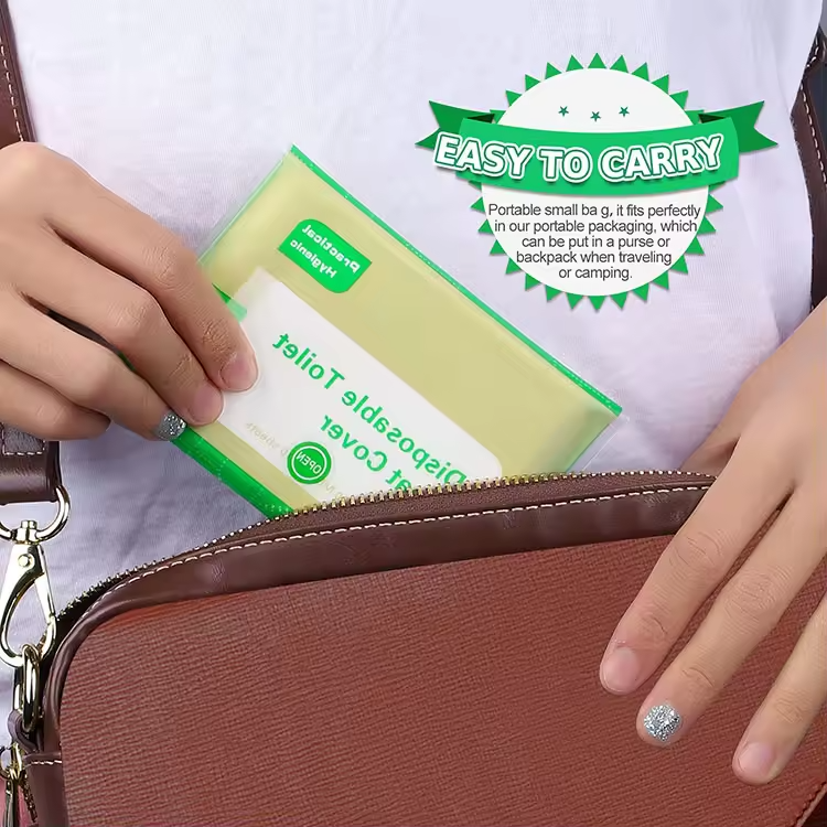 Flushable Disposable Toilet Paper Seat Covers With Individual Package