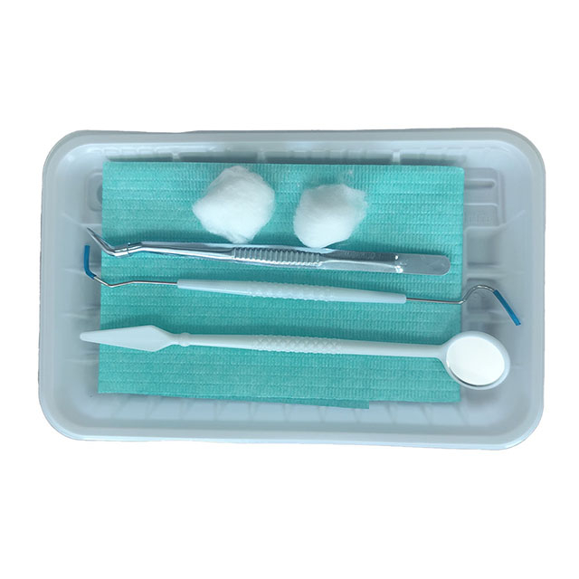 Dental Cleaning Kit Pink Green Blue
